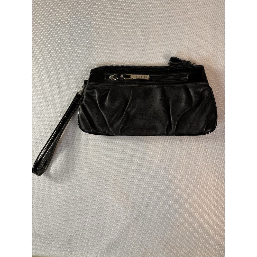 CUTE ROSETTI‎ BLACK LEATHER PURSE